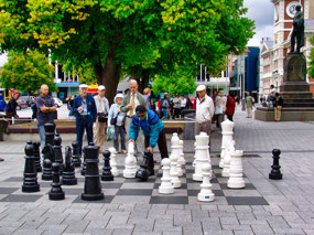 Sidewalk Chess - Cathedral Square