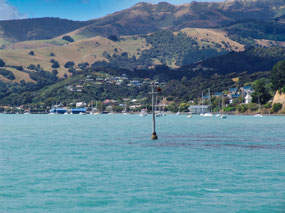 returning to Akoroa Harbor