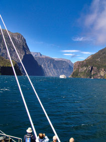returning through Milford Sound