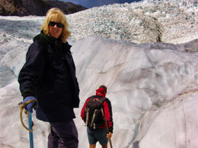 Gear on, Ready to walk on the ice