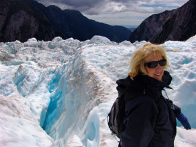 passed many crevasses