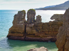 View at Pancake Rocks