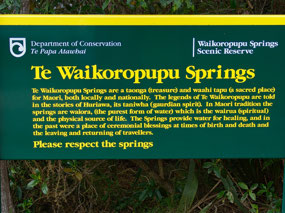 explains this Maori Sacred Place
