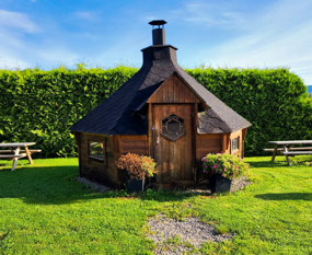 Sauna at Top Camp - so cute