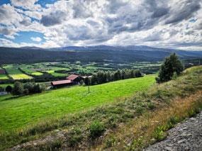 Romsdal Valley - lunch farmland everywhere