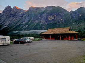 Trollstigen Campground at dawn