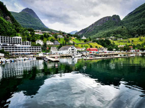 best view of Geiranger town 