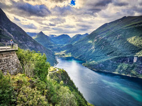 Ørnesvingen Viewing Platfrom-bird-eye view