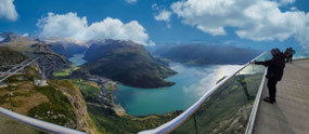 View Platform - panorama of Nordijord