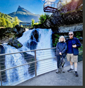 Storseterfossen Waterfall - feel the spray!