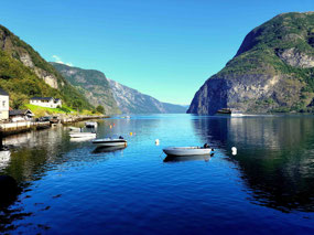 amazing fjord views from Undredal