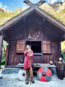 Our Viking Tour Guide - weapons