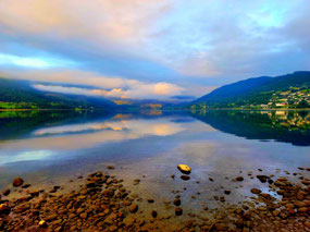 Vangsvatnet Lake at dawn - Voss