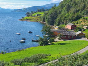 idyllic Norwegian view