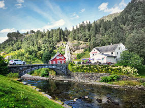 Steindal arched stone bridge 1908