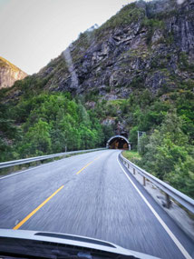 Tunnel inside spiraled up