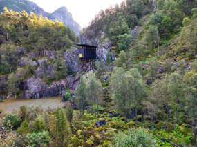 Path to Mine Museum building