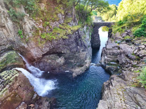 Storelva river-Old Bridge - Hollandsfossen