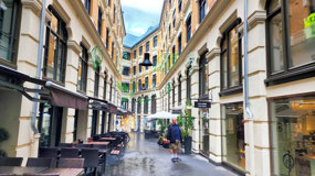 Akersgata street - across from hotel
