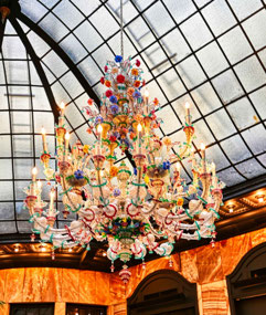 Chandelier - Grand Hotel dining room