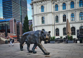 Tiger statue - Central Station square