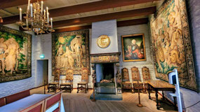 Reception Hall - beautiful tapestries
