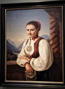 Young Woman Traditional Dress