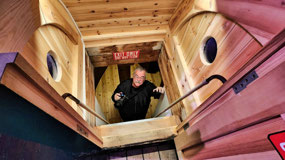 Going below deck
