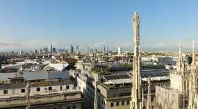 Duomo rooftop view