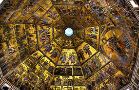 Judgment Day mosaic--Baptistry Dome