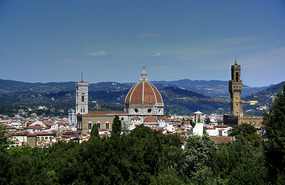 View from Boboli Gardens -Pitti Palace