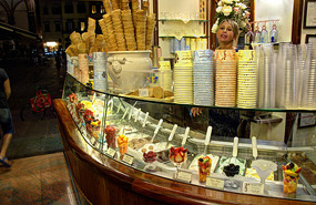 Perseo Gelateria--our favorite!