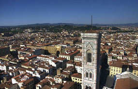 View of Florence from top of Dome