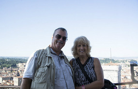 Yea, made it to the top of the Duomo's Dome!