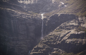 Waterfall from Palu Glacier