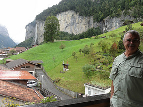 Balcony view from Chalet-Hotel Silberhorn