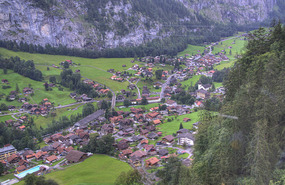 Lauterbrunnen view from Cable Car
