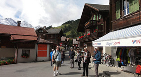 Murren--Walk through Town