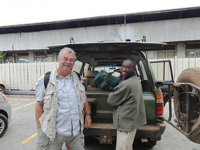 James, guide/driver-Wilson Airport- time to leave