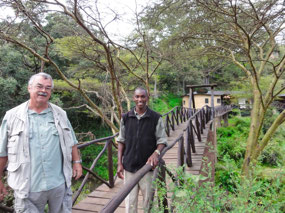 Emakoko entrance with guide James