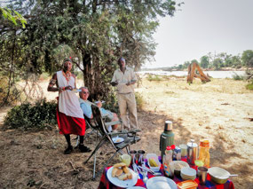 Delicious Breakfast near the River