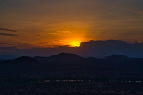 Sunset in Samburu