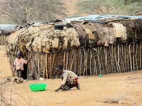 Hut (Manyatta) - Ngutuk Village -Samburu 