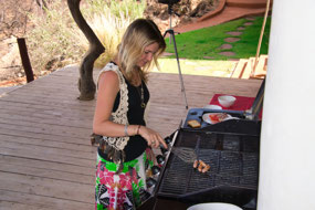 grilling breakfast sausages