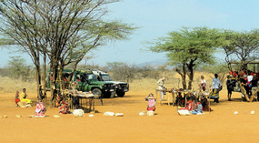 Samburu Crafts along Airstrip