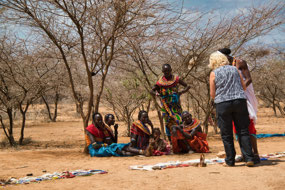 Shopping at the Airport - Samburu style