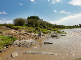 Walk along river