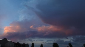 Sunset on first night together with cousins