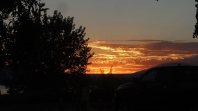 Sunrise from F-loop campsite