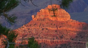 Breathtaking Illumination on Canyon Walls